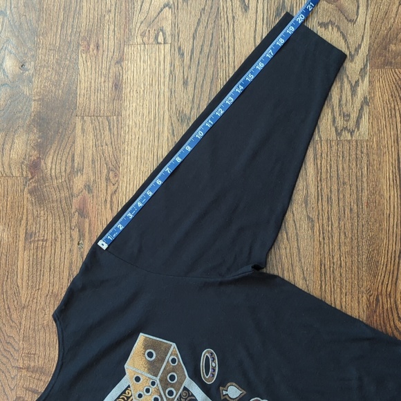 Las Vegas T-shirt, long sleeves, Dice & Cards, Roaman's - Picture 6 of 12
